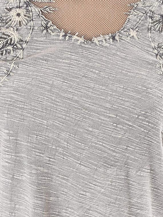 mesh panel embellished top - 17274181 - Zoom Image - 4