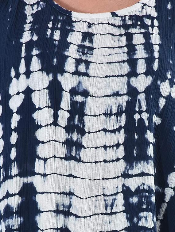 round neck shibori top - 17274185 - Zoom Image - 4