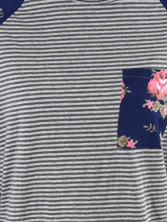 raglan sleeves printed top - 17274193 - Zoom Image - 4