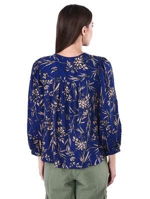 v neck peasant top - 17274198 - Standard Image - 3