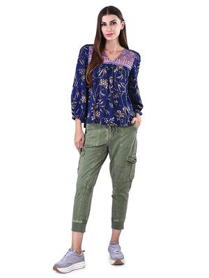 v neck peasant top - 17274198 - Standard Image - 4