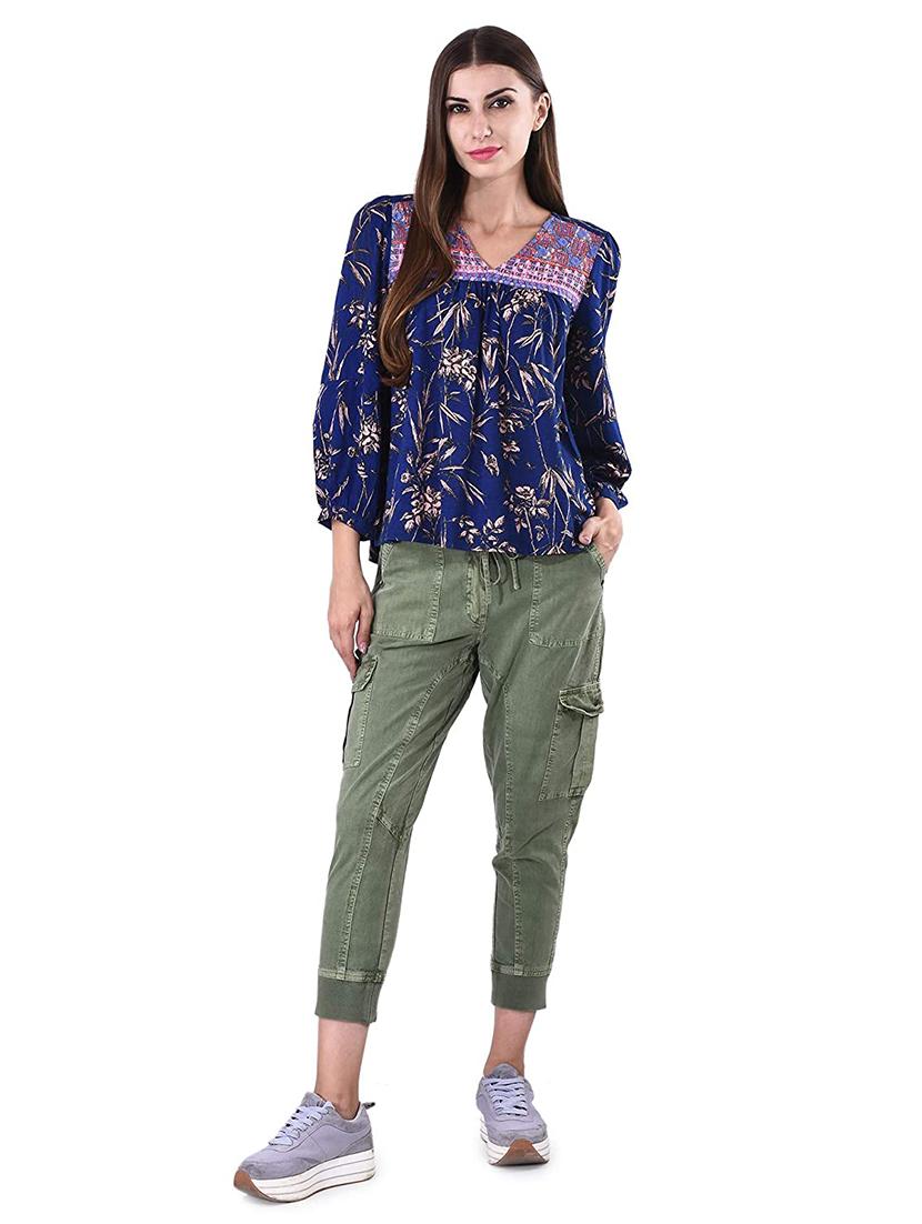 v neck peasant top - 17274198 - Zoom Image - 4