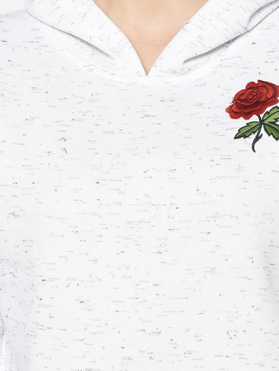 hooded neck cropped sweatshirt - 17274294 - Zoom Image - 5