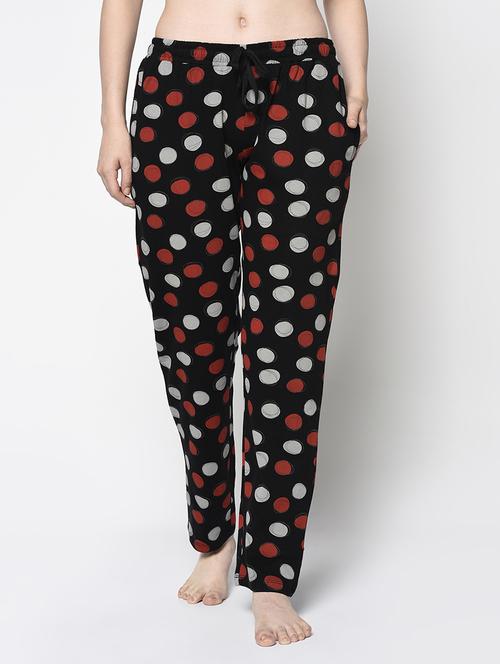 drawstring waist polka dot pajama - 17274314 - Standard Image - 1