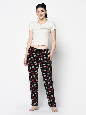 drawstring waist polka dot pajama - 17274314 - Standard Image - 4