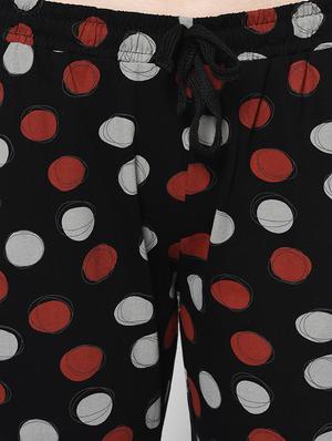 drawstring waist polka dot pajama - 17274314 - Standard Image - 5