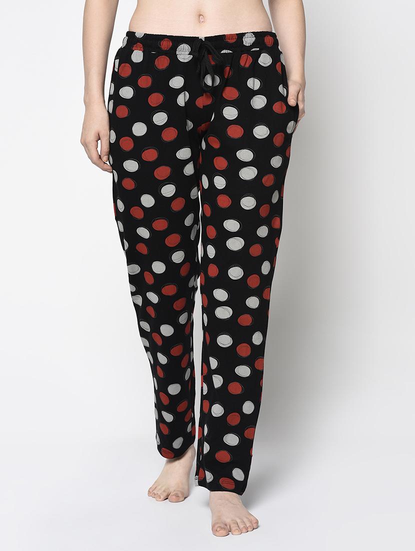 drawstring waist polka dot pajama - 17274314 - Zoom Image - 1