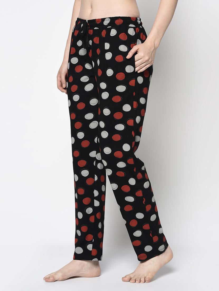 drawstring waist polka dot pajama - 17274314 - Zoom Image - 2