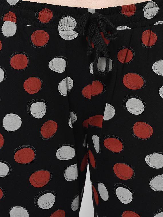 drawstring waist polka dot pajama - 17274314 - Zoom Image - 5