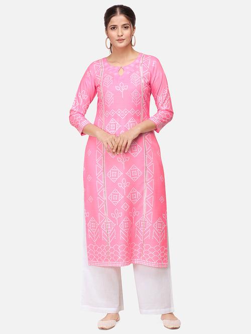 floral kurta palazzo set - 17274508 - Standard Image - 1