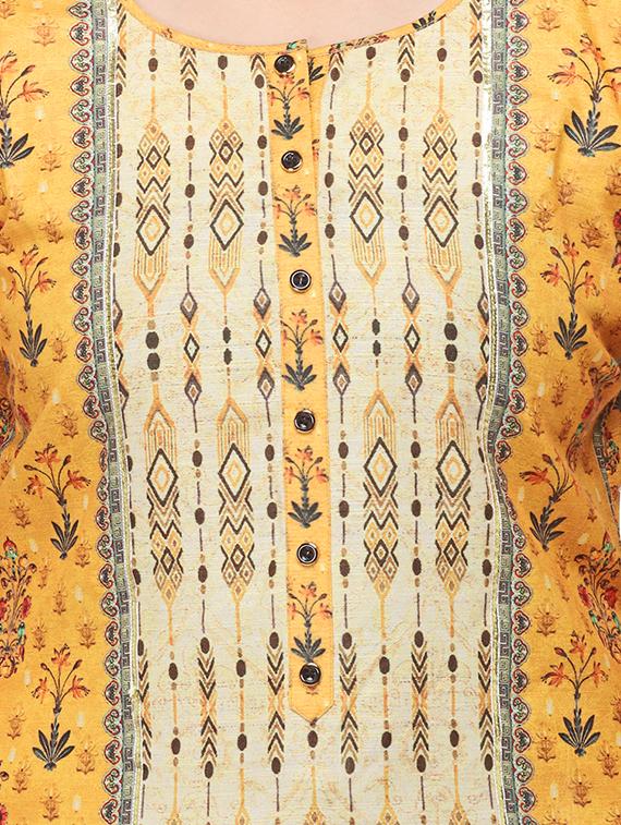 floral kurta palazzo set - 17274513 - Zoom Image - 4