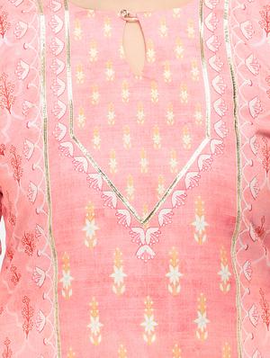 floral kurta palazzo set - 17274514 - Standard Image - 5