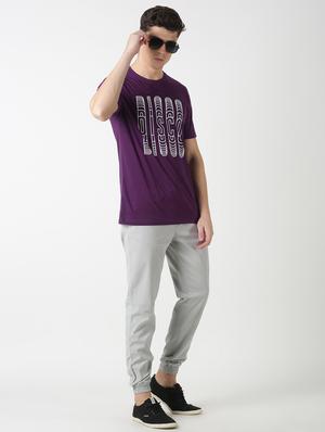 grey solid jogger - 17274630 - Standard Image - 4