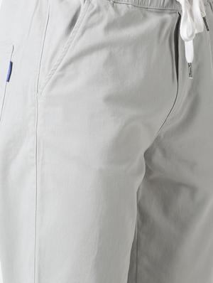 grey solid jogger - 17274630 - Standard Image - 5