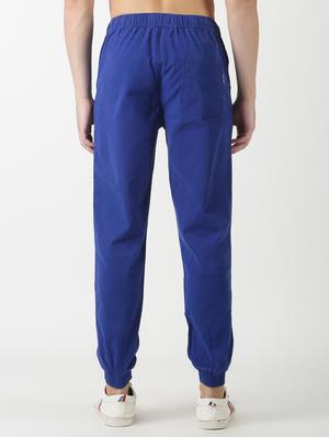blue solid jogger - 17274631 - Standard Image - 3