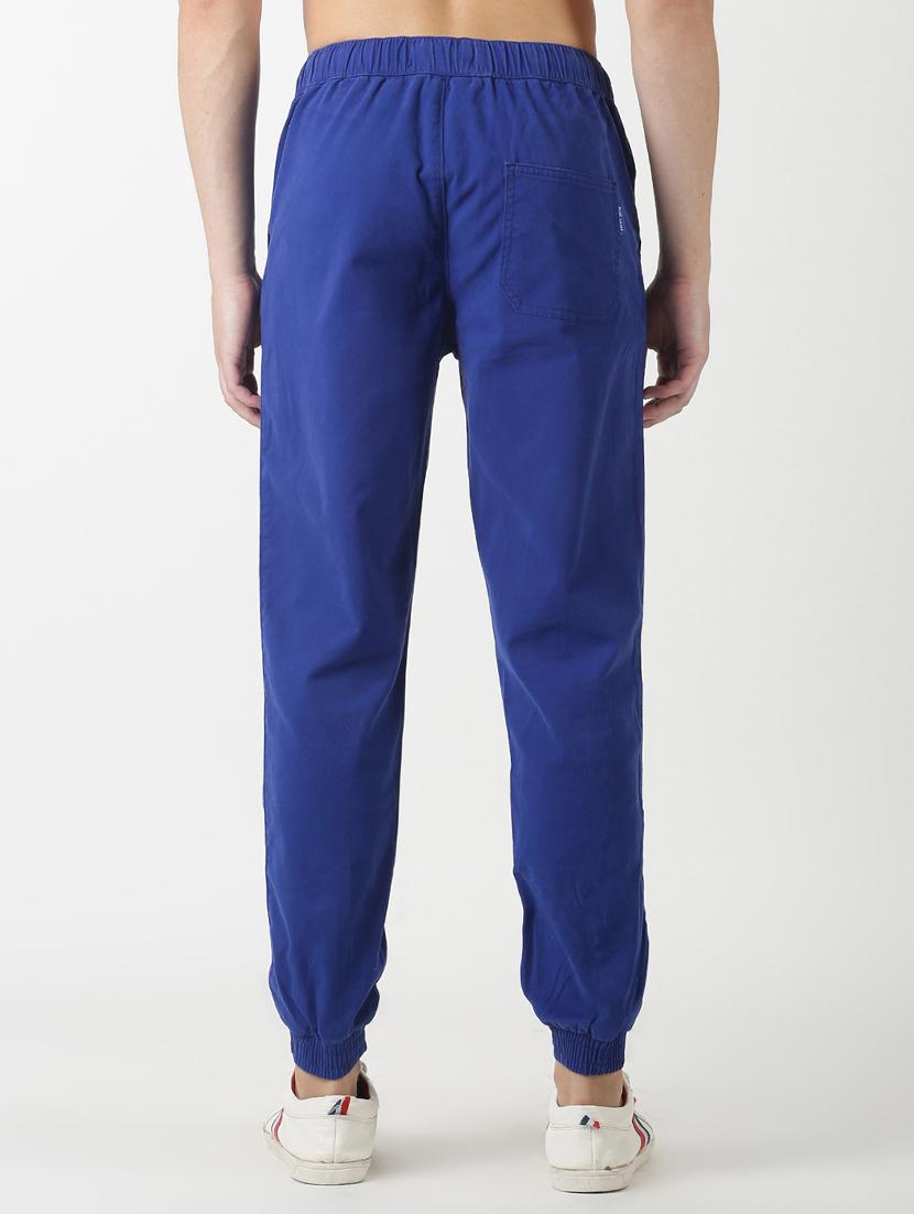 blue solid jogger - 17274631 - Zoom Image - 3