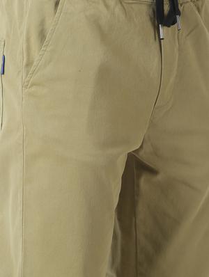 khaki solid jogger - 17274632 - Standard Image - 5