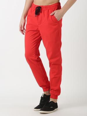 red solid jogger - 17274635 - Standard Image - 2