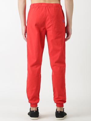 red solid jogger - 17274635 - Standard Image - 3