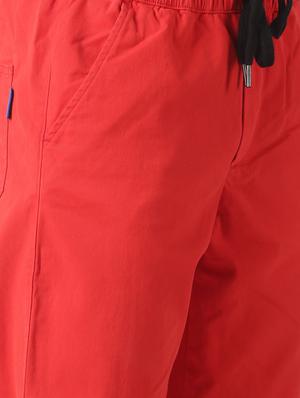 red solid jogger - 17274635 - Standard Image - 4