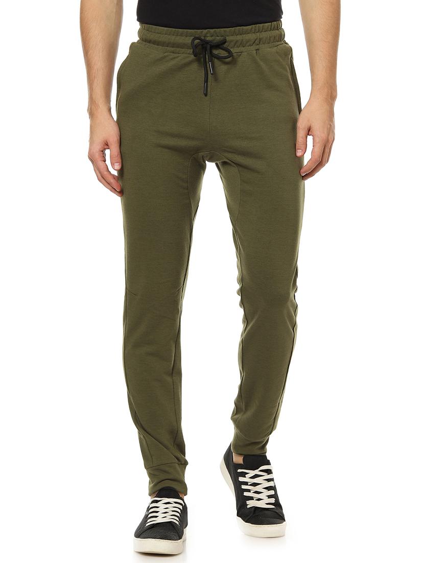 olive green solid jogger - 17274664 - Zoom Image - 1