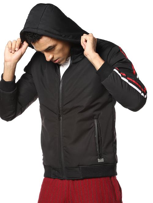 black taped casual jacket - 17274667 - Standard Image - 1