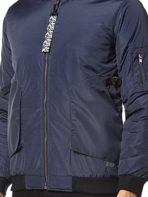 blue checkered bomber jacket - 17274671 - Standard Image - 5