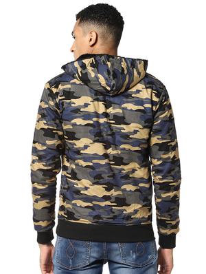 brown camouflage casual jacket - 17274678 - Standard Image - 3