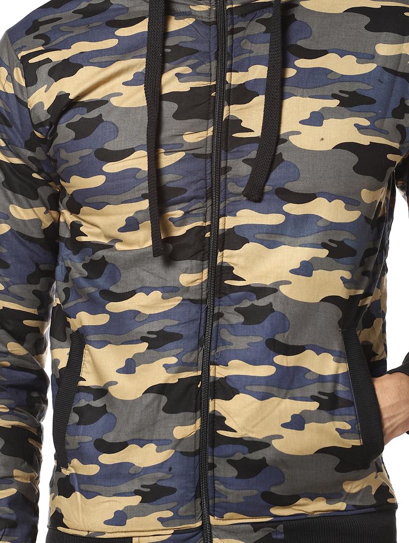 brown camouflage casual jacket - 17274678 - Zoom Image - 4