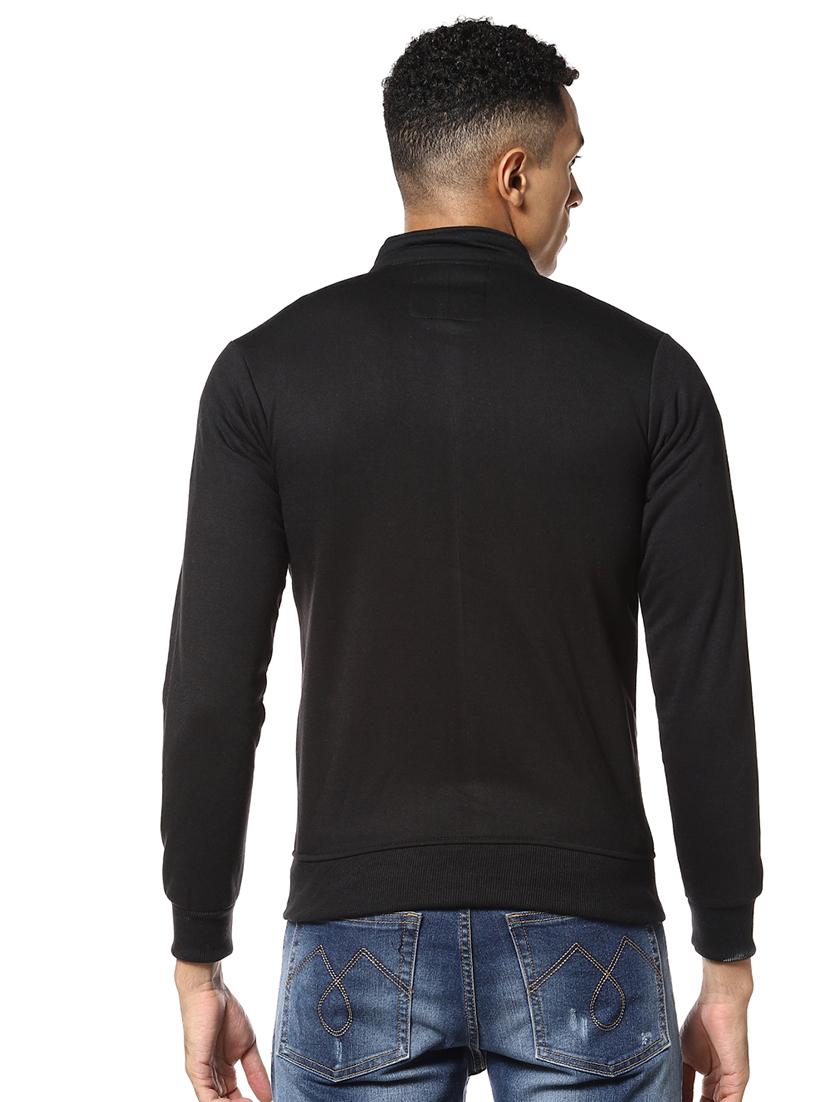 black color block casual jacket - 17274681 - Zoom Image - 3