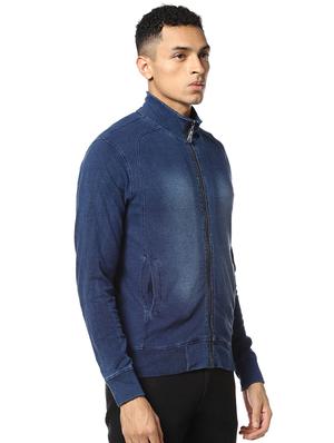 blue washed denim jacket - 17274685 - Standard Image - 2