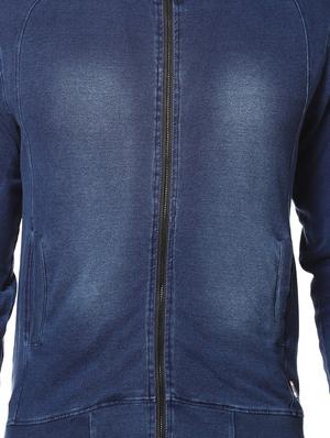 blue washed denim jacket - 17274685 - Standard Image - 5