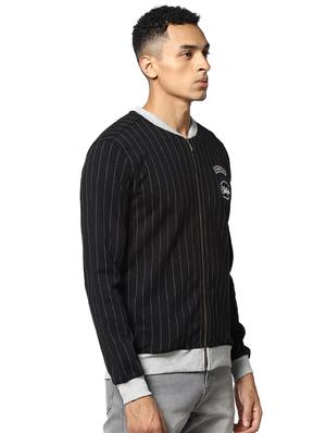 black striped casual jacket - 17274693 - Standard Image - 2
