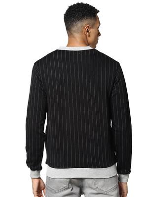 black striped casual jacket - 17274693 - Standard Image - 3