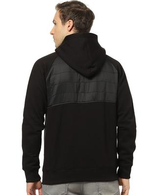 black cut & sew casual jacket - 17274702 - Standard Image - 3
