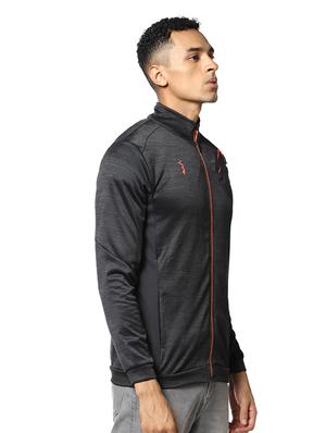 black cut & sew casual jacket - 17274711 - Standard Image - 2