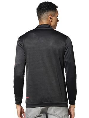 black cut & sew casual jacket - 17274711 - Standard Image - 3