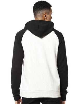 off white color block raglan sweatshirt - 17274718 - Standard Image - 3
