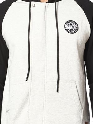 off white color block raglan sweatshirt - 17274718 - Standard Image - 5