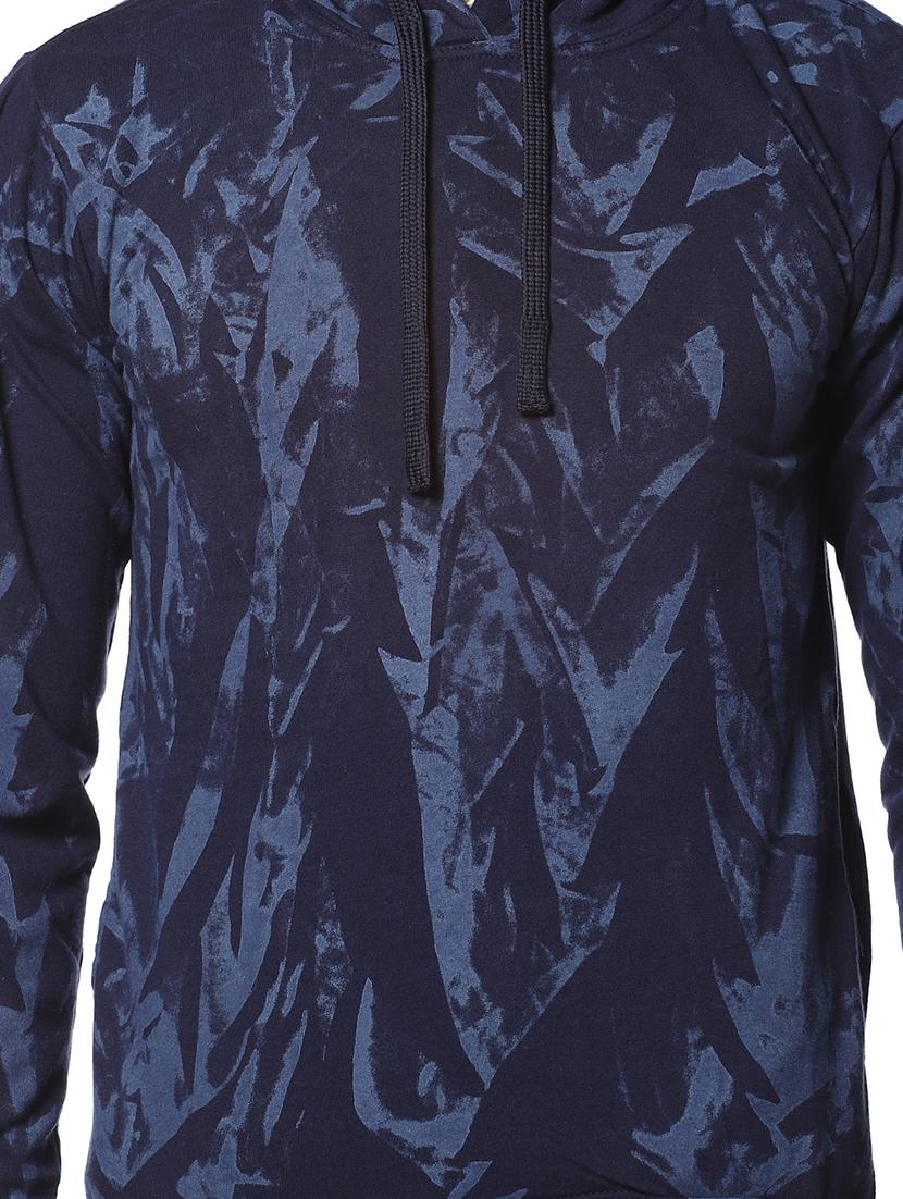 navy blue printed sweatshirt - 17274725 - Zoom Image - 5