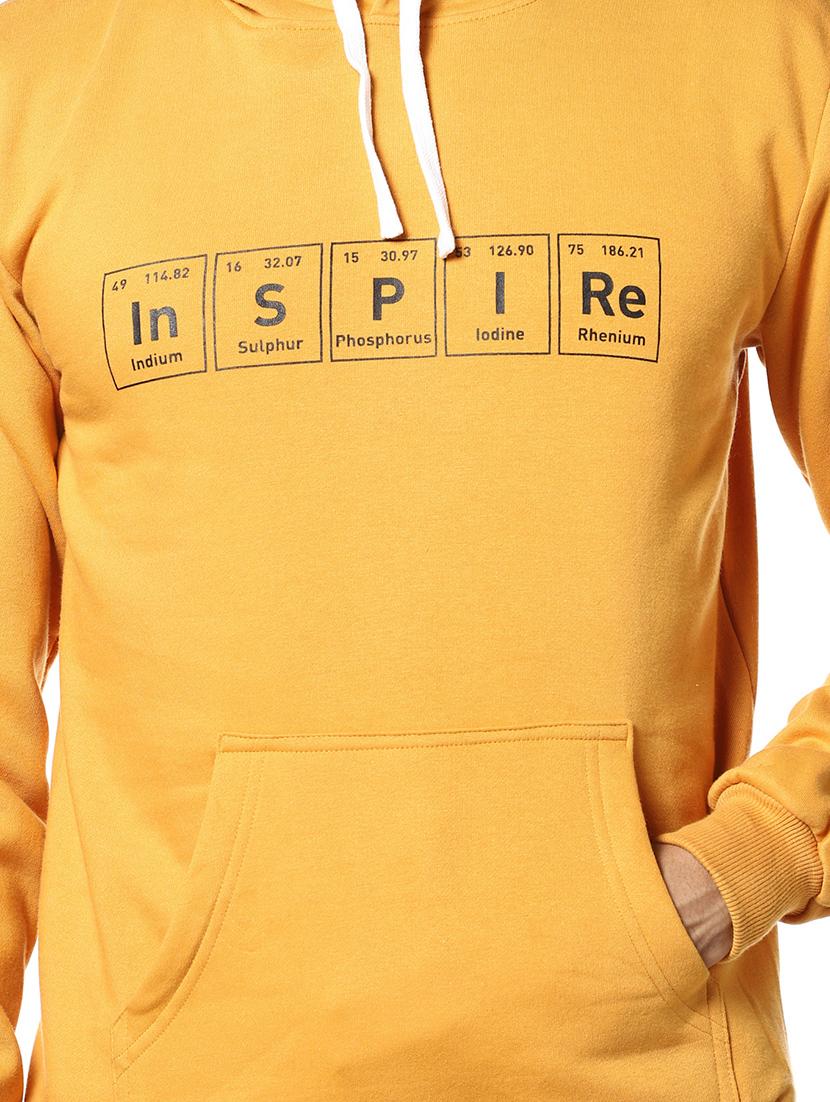 yellow chest print sweatshirt - 17274728 - Zoom Image - 5