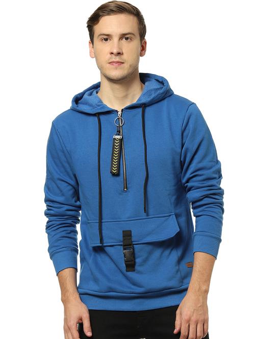 blue solid sweatshirt - 17274738 - Standard Image - 1