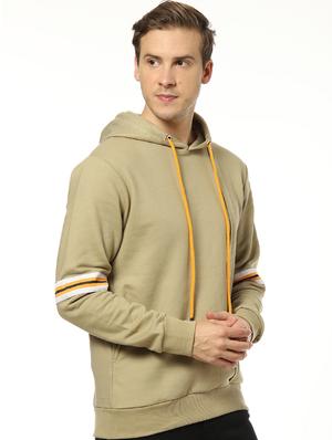 beige taped sweatshirt - 17274739 - Standard Image - 2