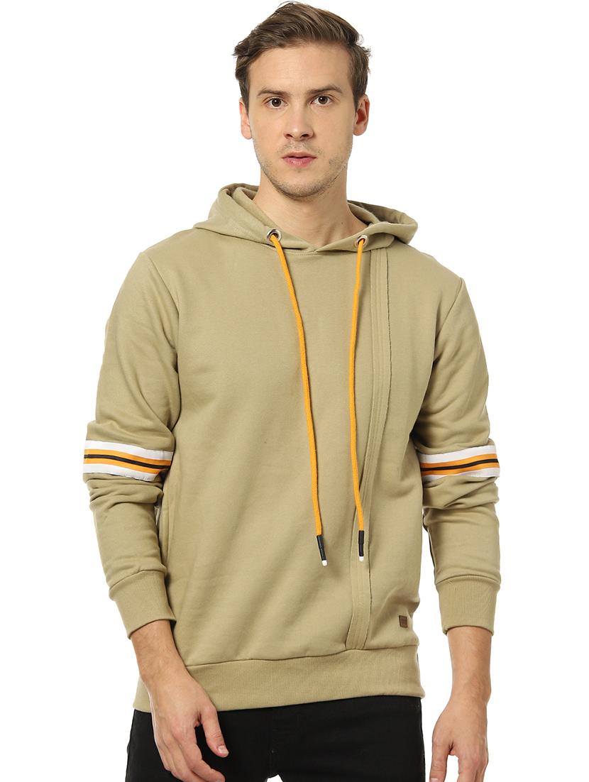 beige taped sweatshirt - 17274739 - Zoom Image - 1