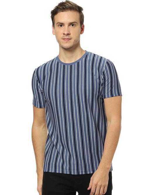 blue striped t-shirt - 17274758 - Standard Image - 1