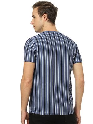 blue striped t-shirt - 17274758 - Standard Image - 3