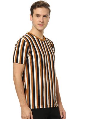 brown striped t-shirt - 17274760 - Standard Image - 2