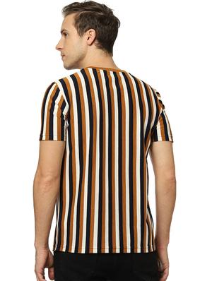 brown striped t-shirt - 17274760 - Standard Image - 3