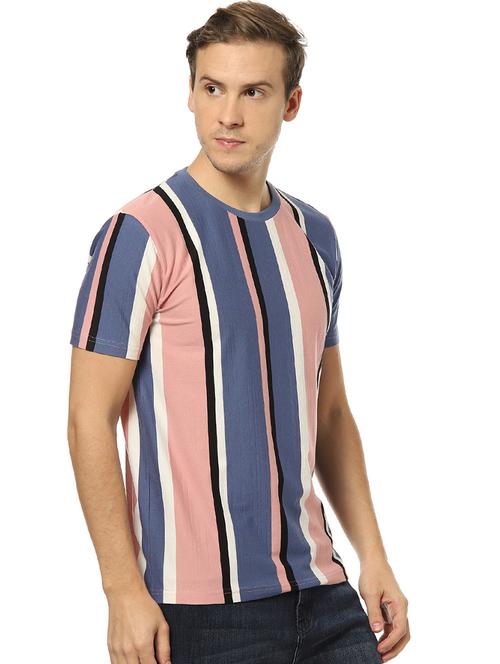 blue striped t-shirt - 17274768 - Standard Image - 1