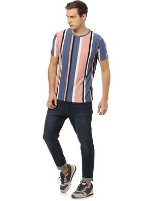 blue striped t-shirt - 17274768 - Standard Image - 3